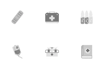 Medicamento Paquete de Iconos