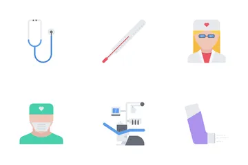 Medicamento Paquete de Iconos