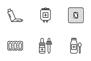 Medicine And Pharmacy Icon Pack