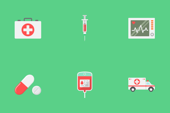Medicine Flat Icons Icon Pack