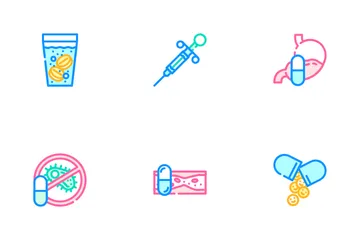 Medicines Pharmacy Medical Health Icon Pack