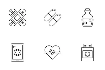 Medicina e salute Icon Pack