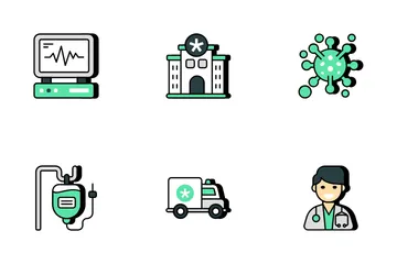 Medicina e sanità Icon Pack