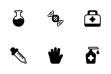 Medicina e saúde Pacote de Ícones