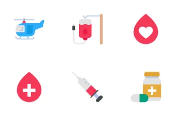 Medicina e Saúde Vol-1 Icon Pack