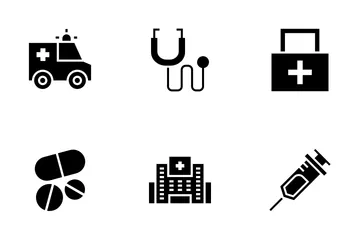 Médico e Hospitalar Icon Pack