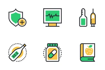 Medicina e sanità Icon Pack