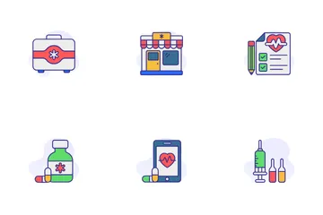 Medicina e saúde Icon Pack