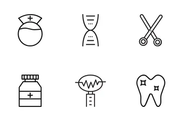 Medicina y salud Paquete de Iconos