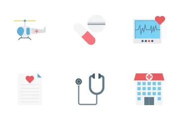 Medicina y salud Paquete de Iconos