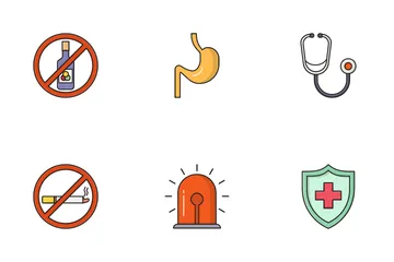 Medicina y salud Icon Pack