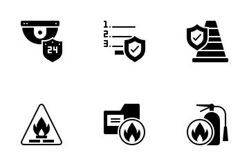 Medida de seguridad Paquete de Iconos