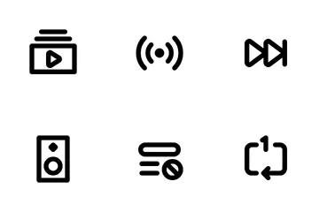 Medien-/Musik-Player Symbolpack