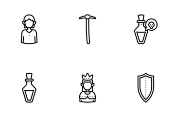Medieval Paquete de Iconos