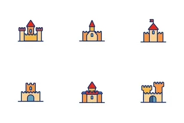 Medieval Buildings Icon Pack