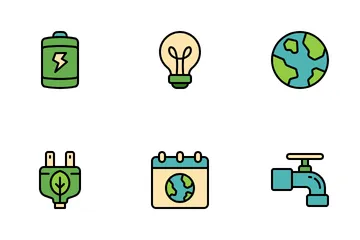 Día del Medio Ambiente Paquete de Iconos