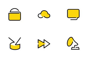 Medios de comunicación Paquete de Iconos