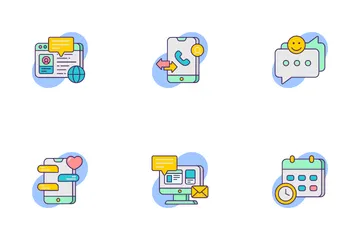 Medios de comunicación Paquete de Iconos
