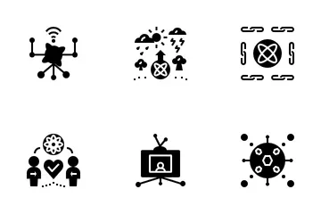 Medios de comunicación Paquete de Iconos