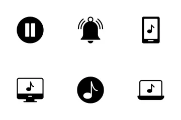 Medios de comunicación Paquete de Iconos