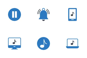 Medios de comunicación Paquete de Iconos