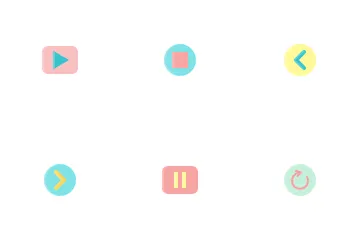 Medios de comunicación Paquete de Iconos
