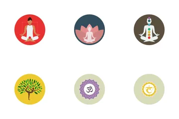 Meditação Icon Pack