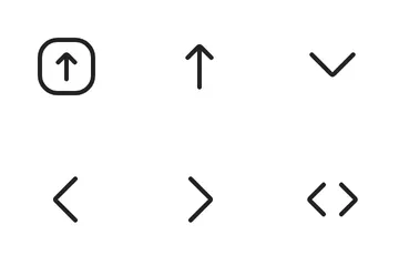 Medium Arrows Icon Pack