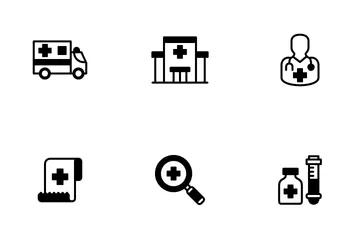 Medizinische Gesundheit Icon Pack