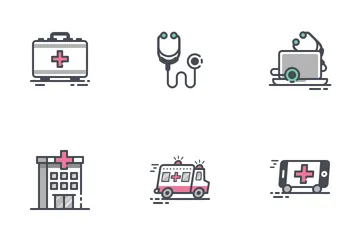 Medizin & Gesundheitswesen Icon Pack