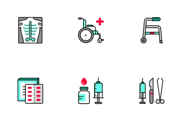 Medizin & Krankenhaus Symbolpack