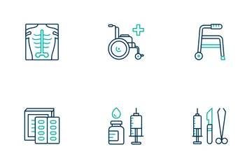 Medizin & Krankenhaus Symbolpack