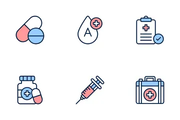 Medizin und Gesundheit Symbol Pack