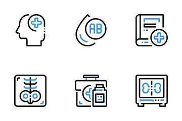 Medizin und Gesundheitswesen Symbolpack