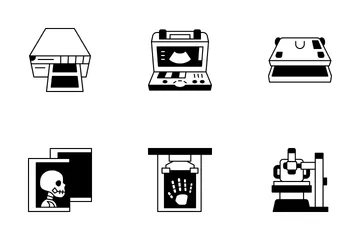 Medizinische Bildgebungsgeräte Symbolpack