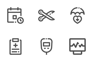 Medizinisches Set-Basis 2 Symbolpack