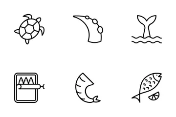 Meeresfrüchte Symbolpack