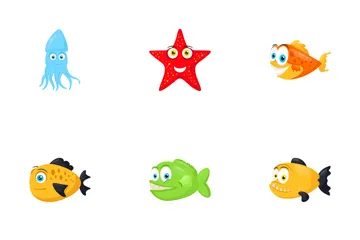Meerestiere Symbolpack