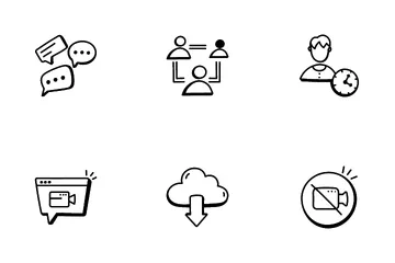 Meetings And Discussions Icon Pack