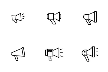 Megafone Pacote de Ícones