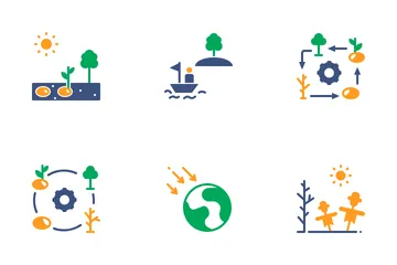 Meio Ambiente e Ecologia Pacote de Ícones