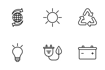 Meio Ambiente e Ecologia Pacote de Ícones