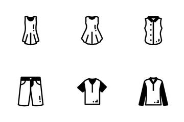 Men And Women Clothes Icon Pack