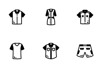 Men And Women Clothes Icon Pack