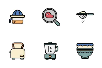 Batería de cocina Paquete de Iconos