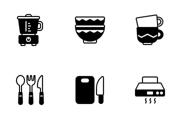 Batería de cocina Paquete de Iconos