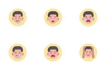 Menino emoji Pacote de Ícones