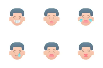 Menino emoji Pacote de Ícones