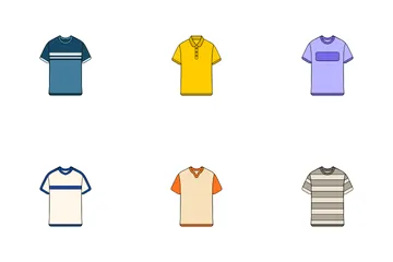 Men's T-shirt Collection Icon Pack