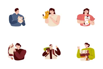 Menschen Lebensstil 5 Icon Pack